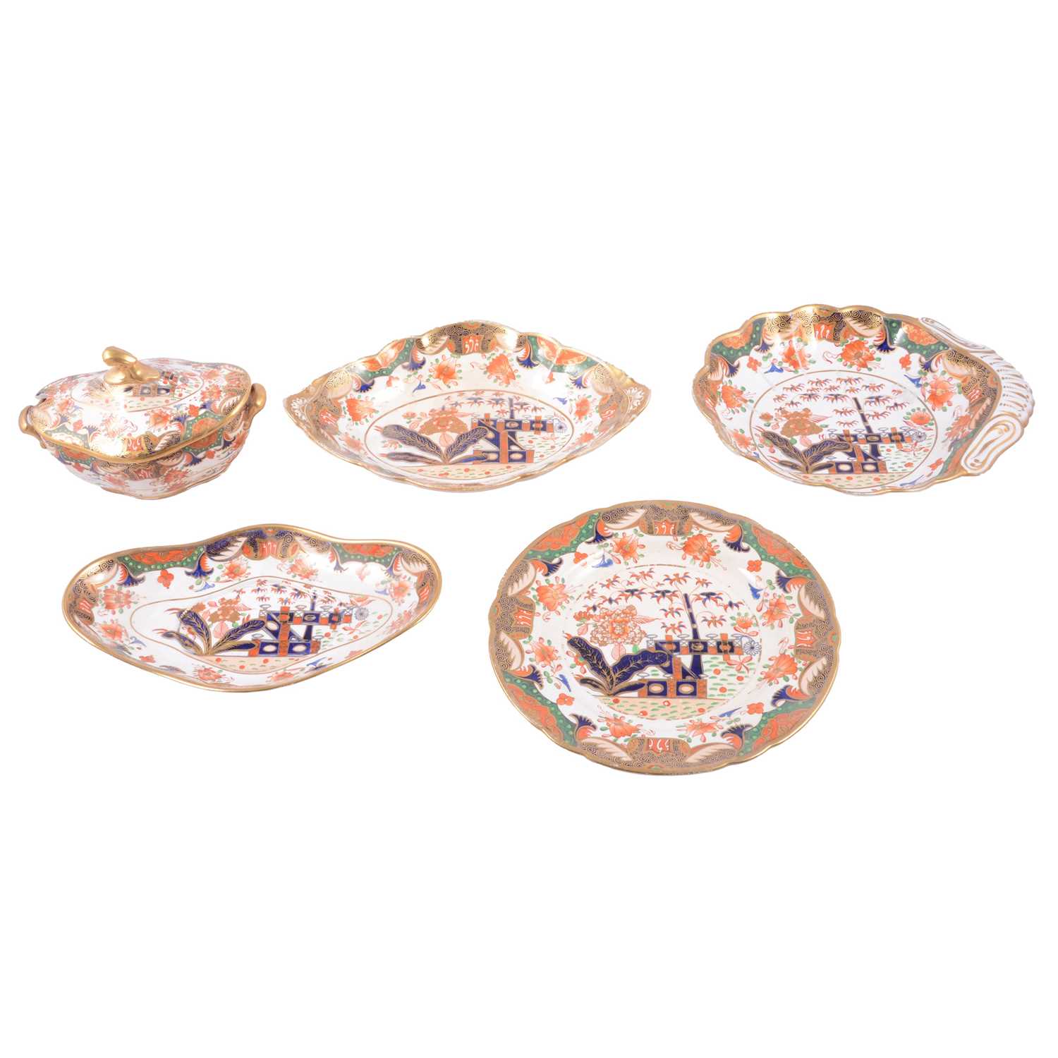 Lot 79 - Spode part table service, circa.1820