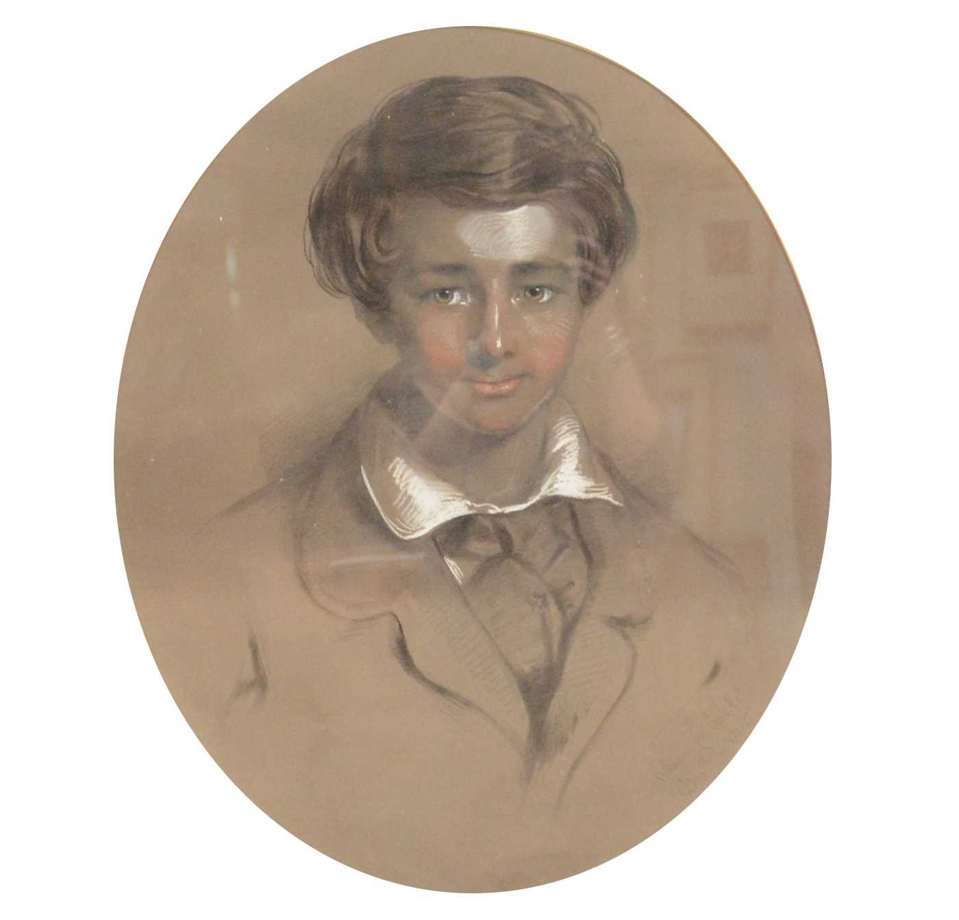 Lot 236 - William Crawford, a pair of portraits