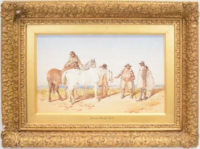 Lot 239 - James Hardy Senior, Horse Dealing on a Common