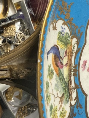 Lot 21 - French porcelain and ormolu mounted tazza