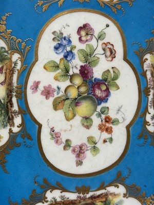 Lot 21 - French porcelain and ormolu mounted tazza