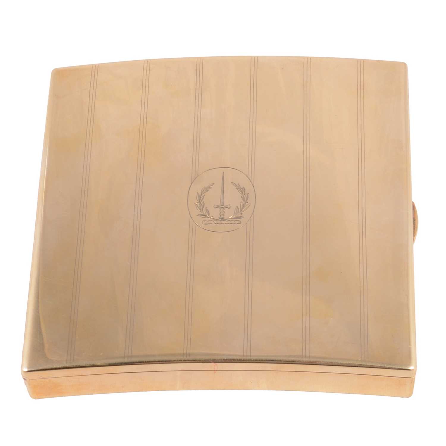 287 - 18ct Gold Cigar Box,