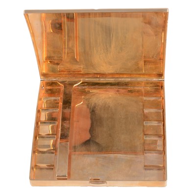 Lot 287 - 18ct Gold Cigar Box