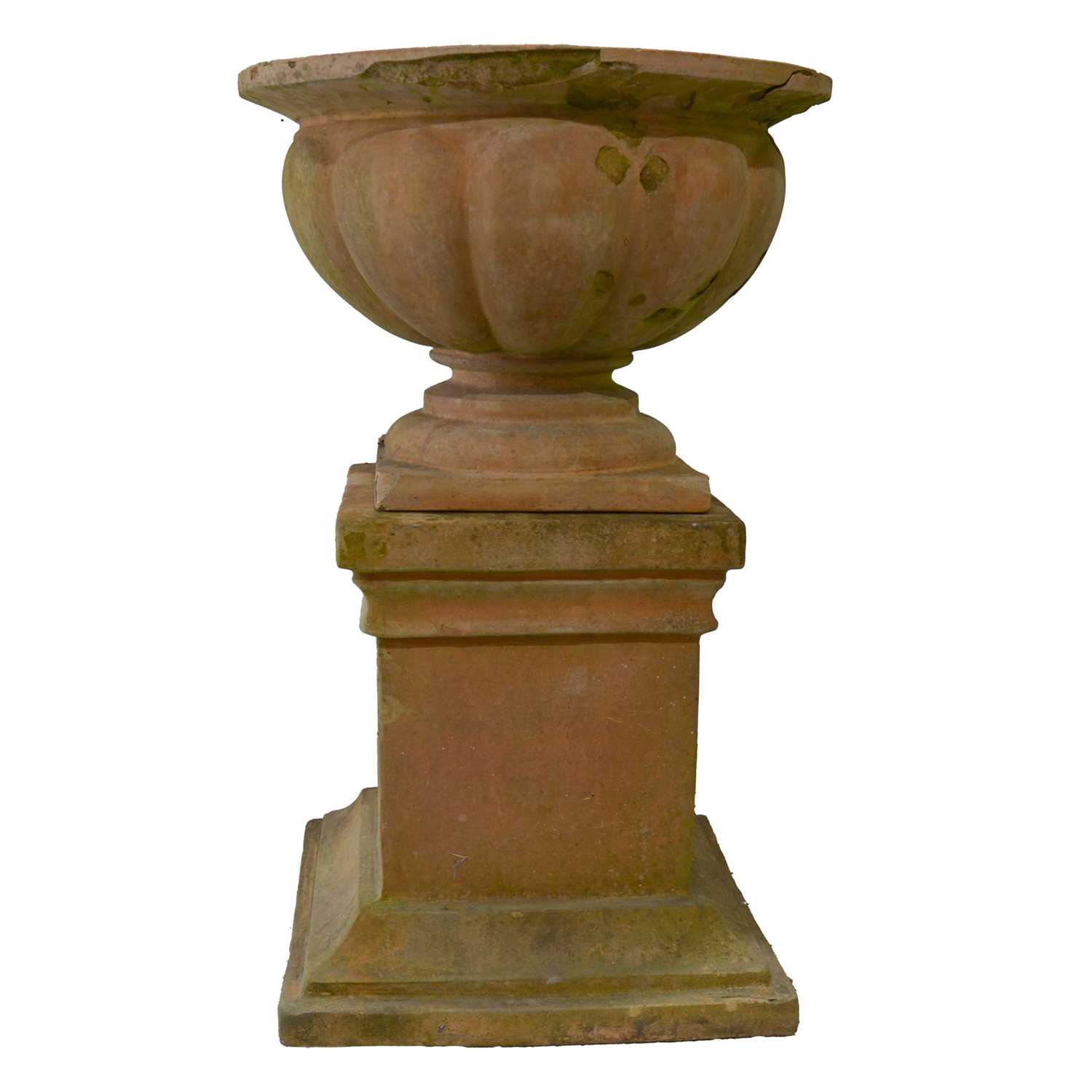 Lot 553 - Large terracotta campana urn