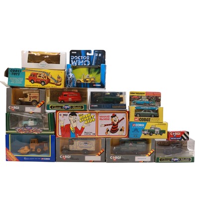 Lot 56 - Thirteen Corgi die-cast models, boxed