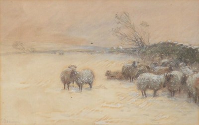 Lot 269 - John Atkinson, Sheep sheltering