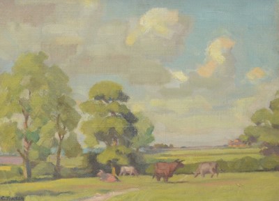 Lot 241 - Colin Timson, Pastoral landscape
