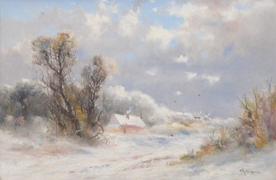 Lot 237 - Abraham Hulk Jnr., Winter landscape