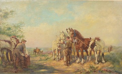 Lot 210 - Irish School, Horse trading