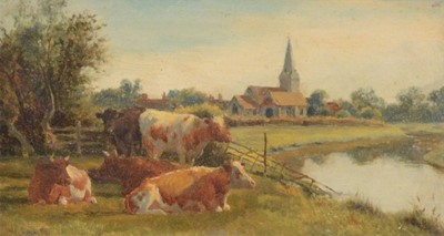 Lot 209 - WSC, Cattle by a river