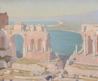 Lot 292 - R Ricard, Roman ruins