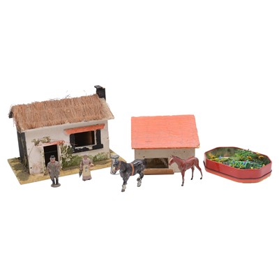 Lot 165 - Quantity of Britain's Floral Garden series, lead animals, and associated material