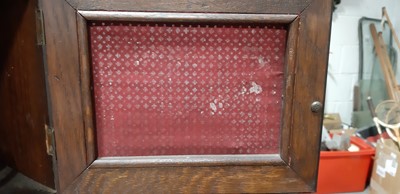 Lot 205 - Edwardian oak table clock