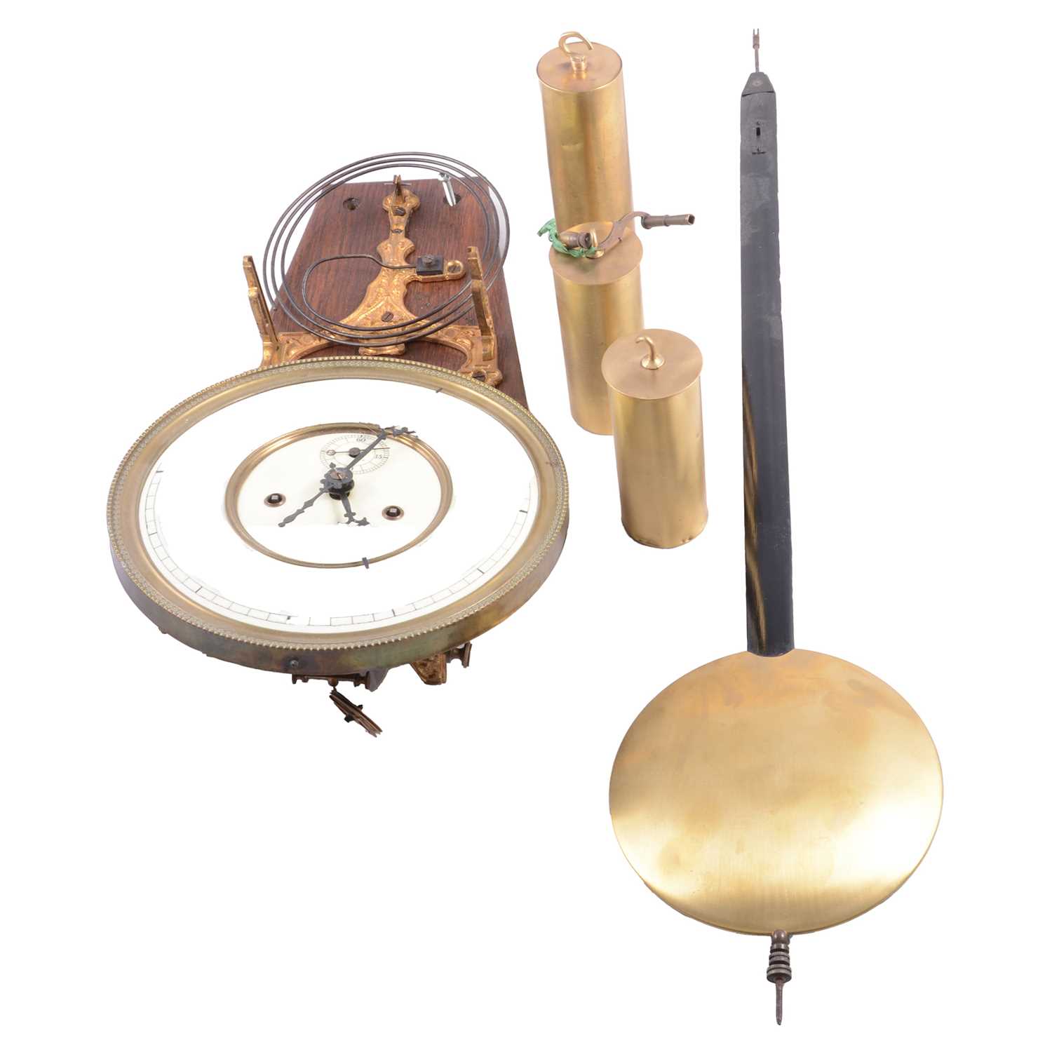 Lot 528 - CATALOGUE AMENDMENT - A Vienna Clock Movement, lacking case