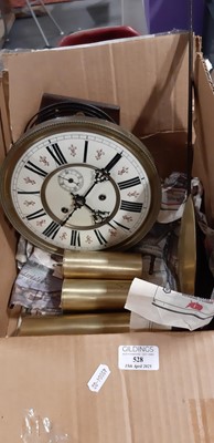 Lot 528 - CATALOGUE AMENDMENT - A Vienna Clock Movement, lacking case