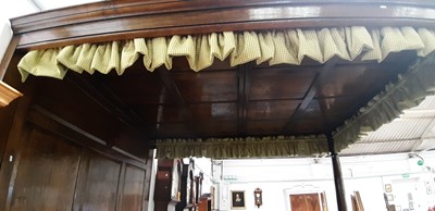 Lot 363 - Modern oak full tester bed