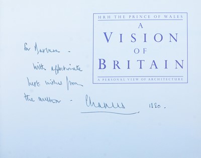 Lot 31 - King Charles III, then HRH The Prince of Wales, two books