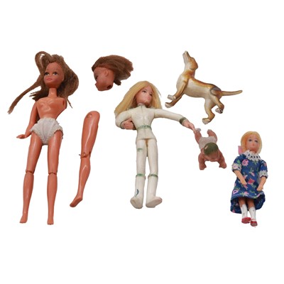 Lot 267 - Pippa doll, with Captain Scarlett 'Destiny Angel' figure and others