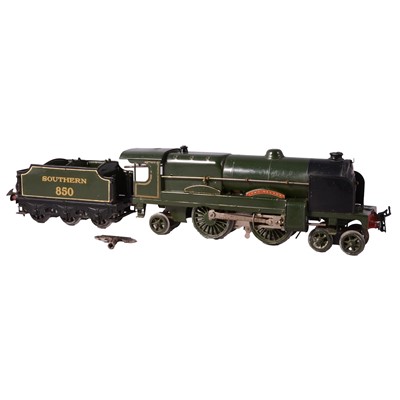 Lot 42 - Hornby, O gauge model railway clockwork locomotive "Lord Nelson"