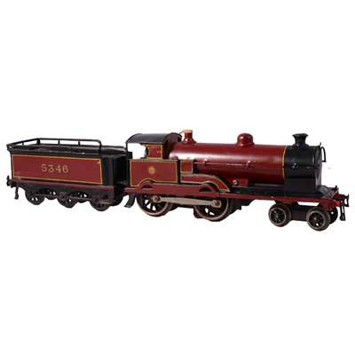 Lot 41 - Hornby, O gauge model railway locomotive and tender "Deerhound"