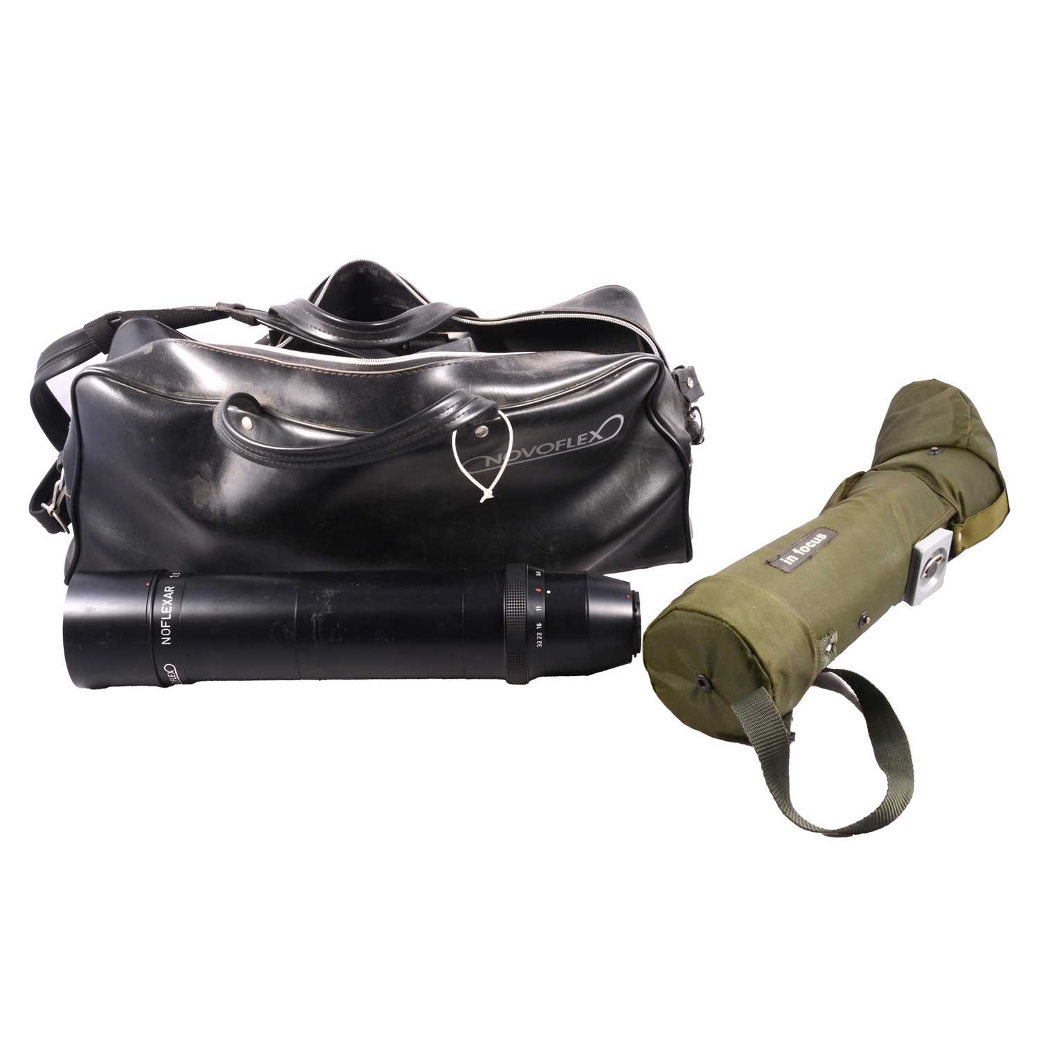 Lot 72 - Kowa 77-P spotting scope and a Novoflex spotting scope.