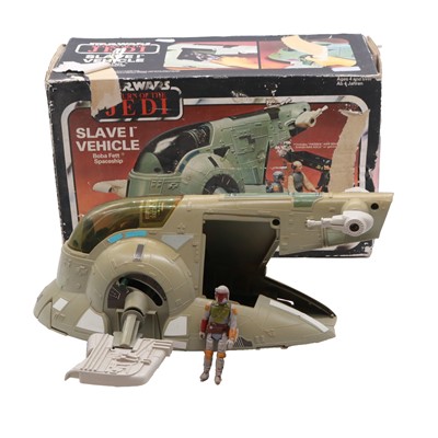 Lot 10 - Palitoy Star Wars Slave 1 vehicle, with Boba Fett figure, boxed