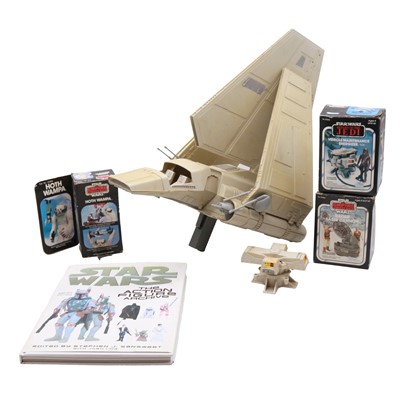Lot 238 - Palitoy and Kenner Star Wars model vehicles and figures, including Imperial Shuttle