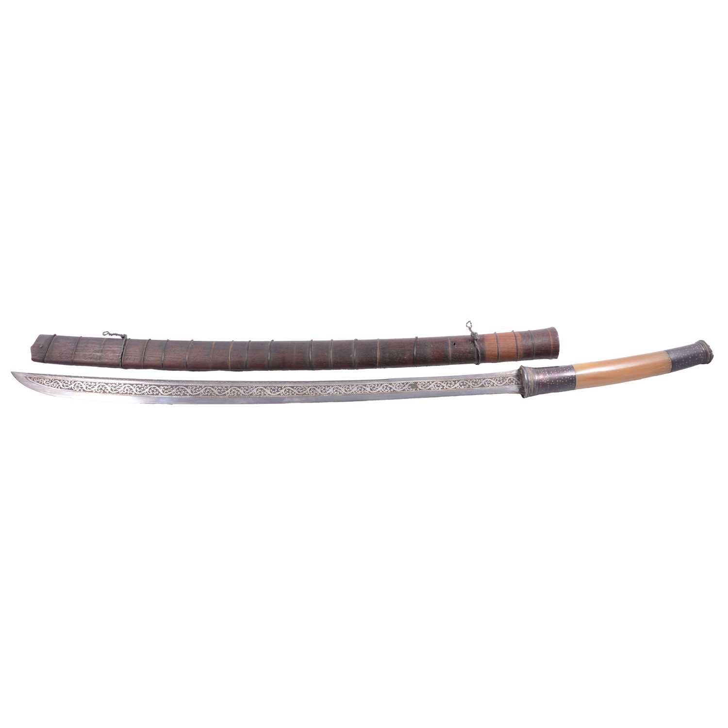 Lot 181 - Burmese Dha sword