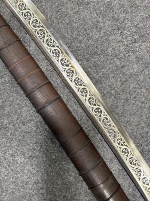 Lot 181 - Burmese Dha sword