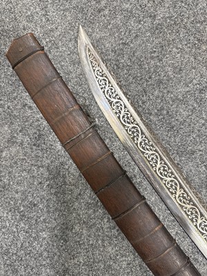 Lot 181 - Burmese Dha sword