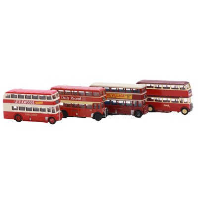 Lot 97 - Sixty-three die-cast buses and coaches