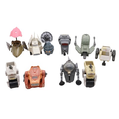 Lot 241 - Ten Star Wars Mini-rig model vehicles