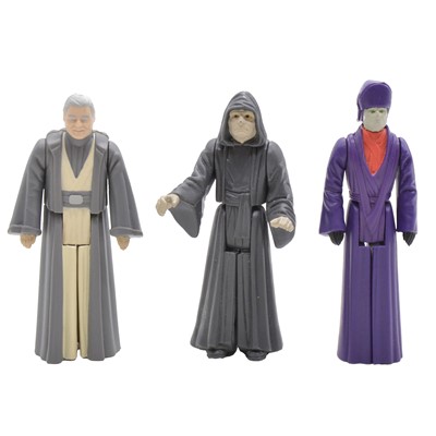 Lot 20 - Three Palitoy/Kenner Star Wars figures Imperial Dignitary, Anakin Skywalker and The Emperor