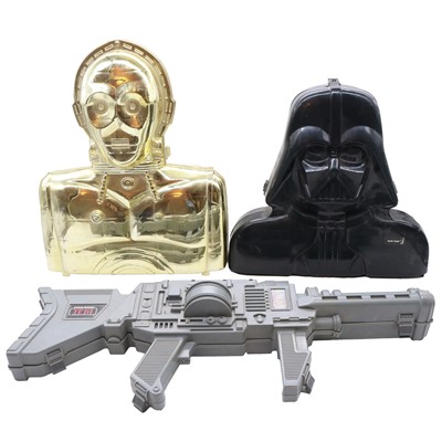 Lot 258 - Three Palitoy/Kenner Star Wars action figure carry cases