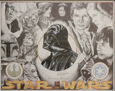 Lot 285 - Two Rob Larson Star Wars prints