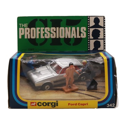 Lot 9 - Corgi 342 'The Professionals' Ford Capri die-cast models, boxed