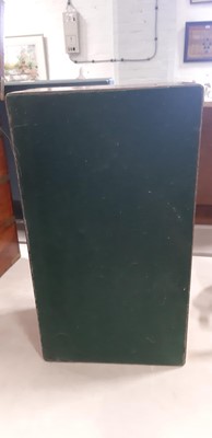 Lot 107 - Victorian walnut writing slope with brass mounts