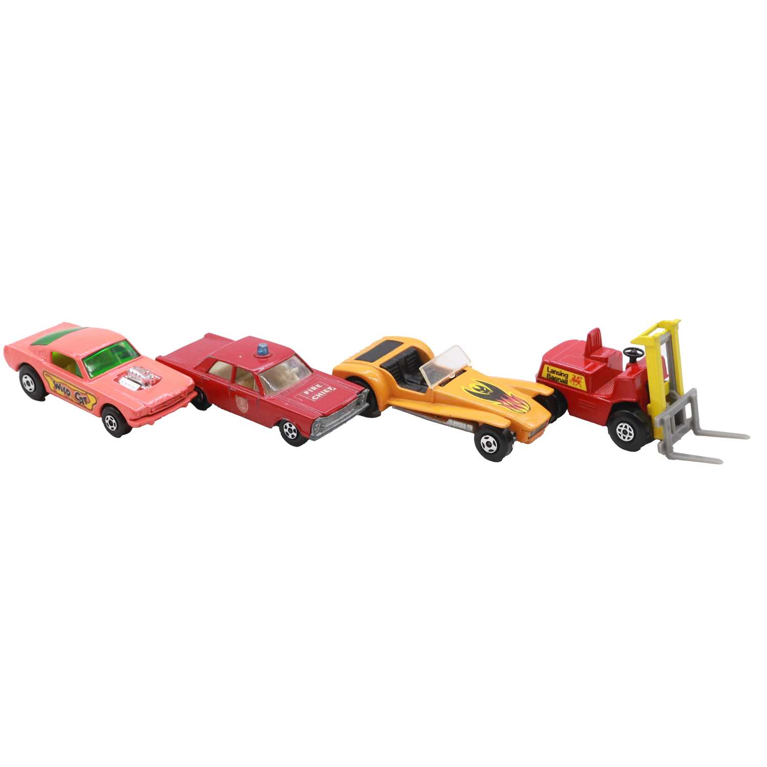 Lot 73 - A box of loose die-cast model vehicles, mostly Matchbox