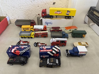 Lot 73 - A box of loose die-cast model vehicles, mostly Matchbox