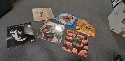 Lot 206 - Three boxes of vinyl LP records, mostly Gothic Rock