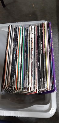Lot 206 - Three boxes of vinyl LP records, mostly Gothic Rock