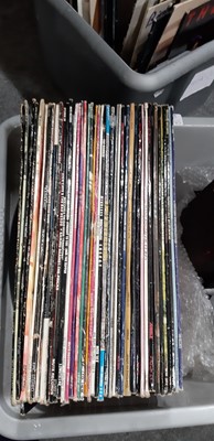 Lot 206 - Three boxes of vinyl LP records, mostly Gothic Rock