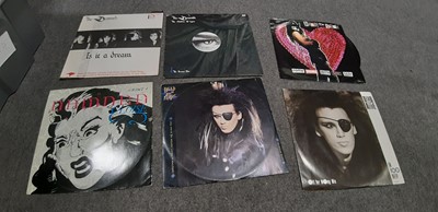 Lot 206 - Three boxes of vinyl LP records, mostly Gothic Rock
