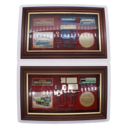 Lot 137 - Two Matchbox framed die-cast models