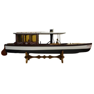 Lot 14 - 'Jasric' scale model gas steam powered river boat