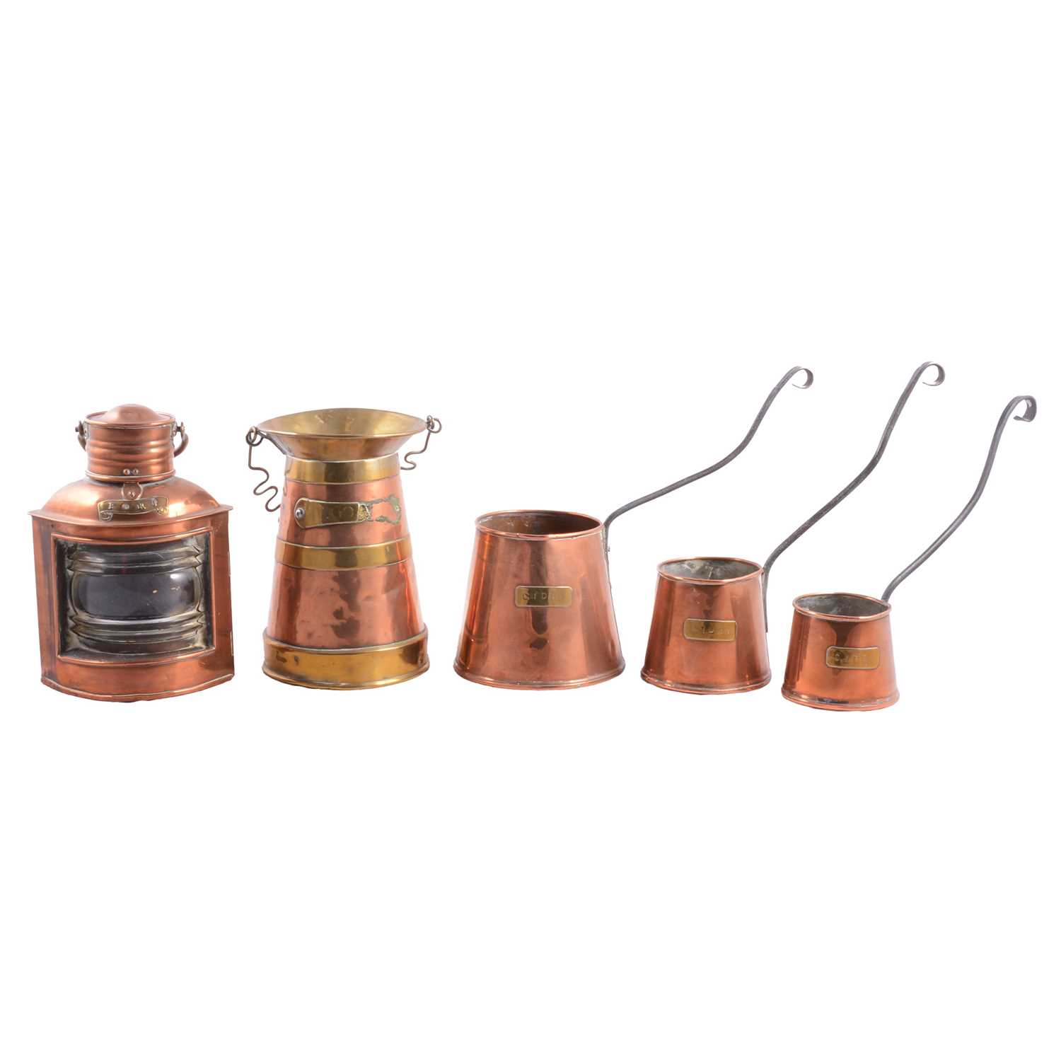 Lot 80 - Collection of copper and brassware