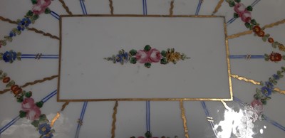 Lot 31 - French Palais Royale style porcelain tea-for-two