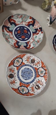 Lot 26 - Modern Chinese porcelain charger and Imari plates