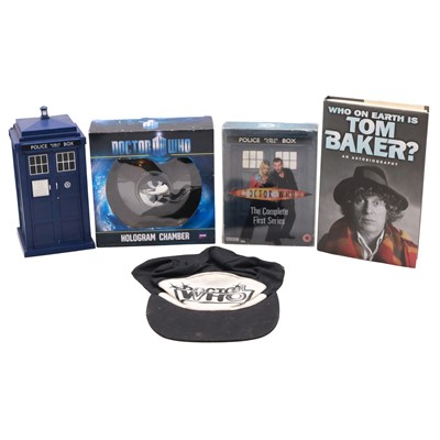 Lot 43 - Three boxes of Dr Who collectables and memorabilia