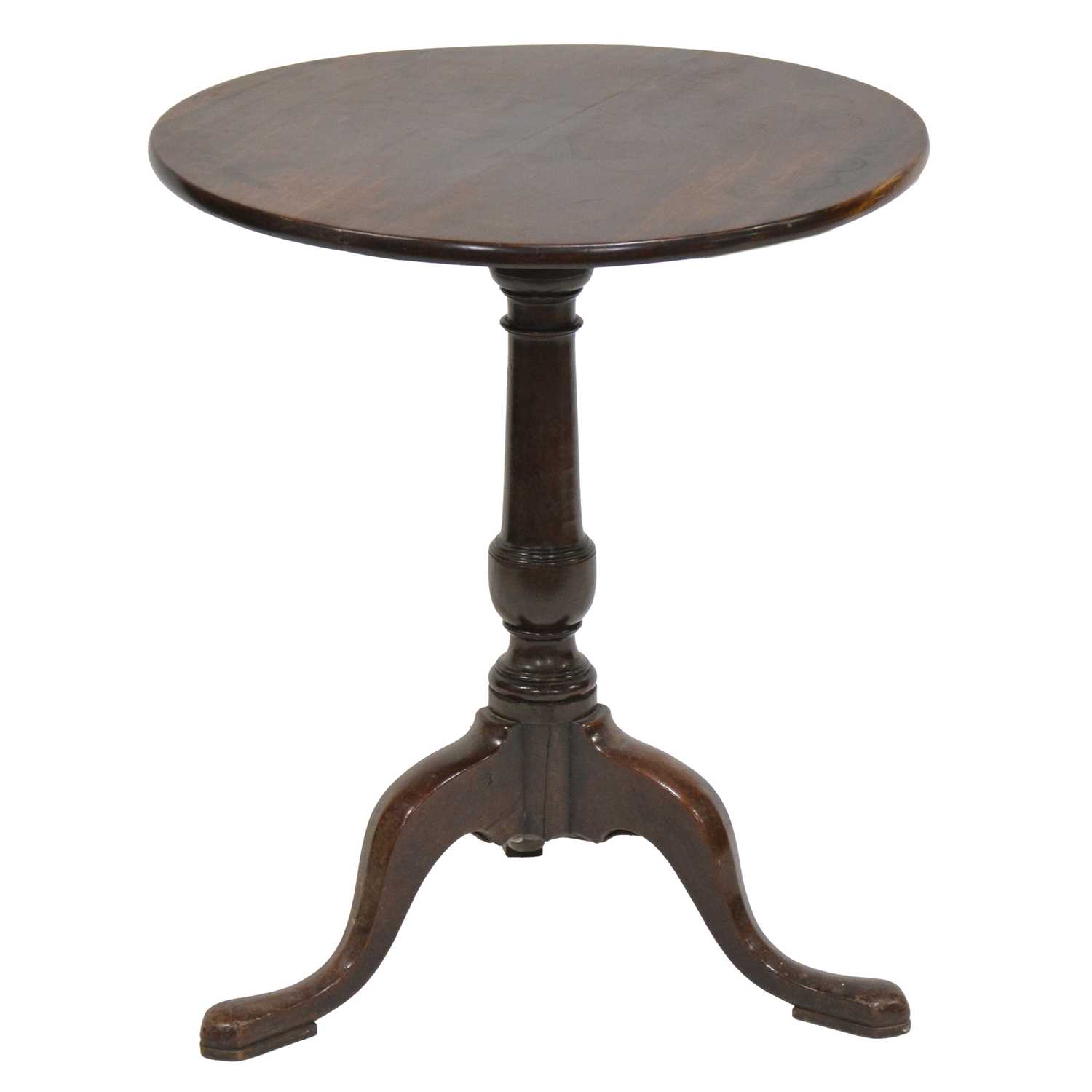 Lot 350 - Georgian mahogany tripod table